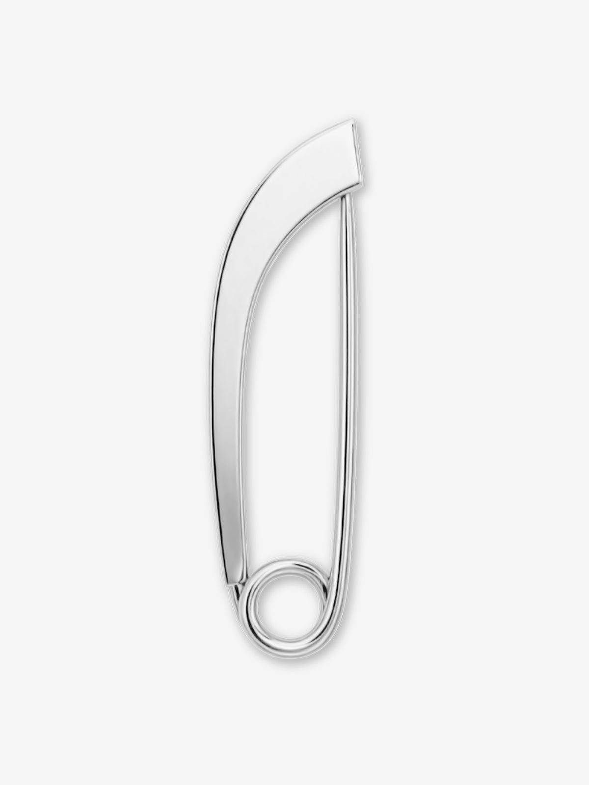 Angular Sterling Silver Safety Pin 0.00