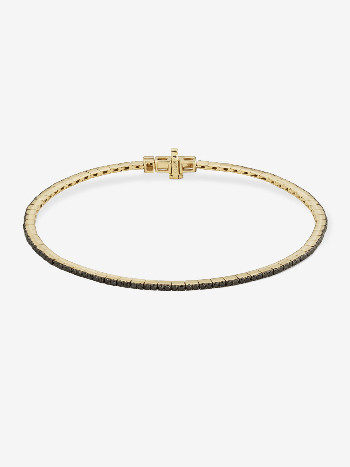Black Diamond Tennis Bracelet 0.95
