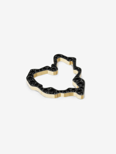 
            Black Diamond Heart Pendant 2.3