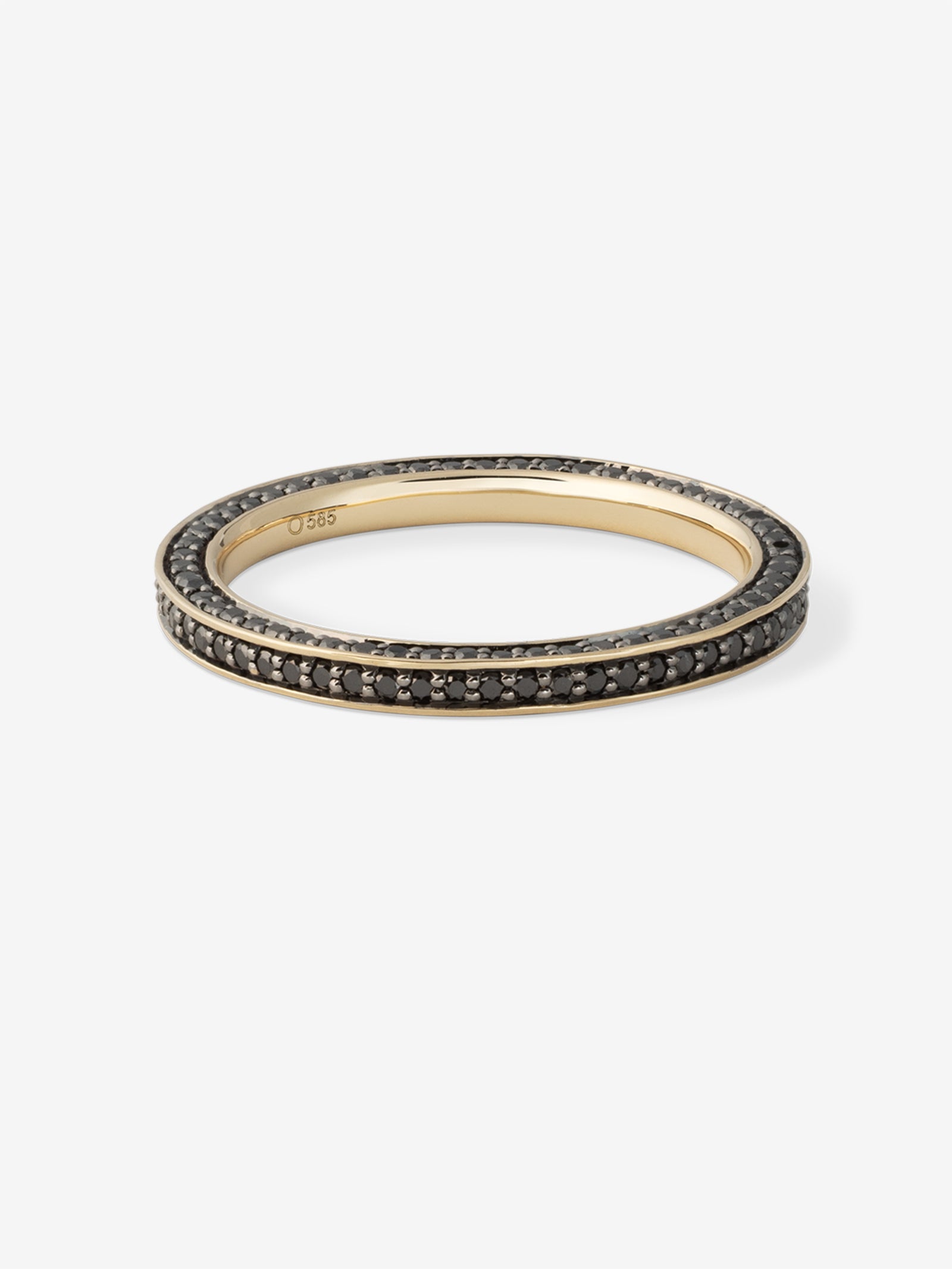 Triad Black Diamond Full Eternity Ring 0.90