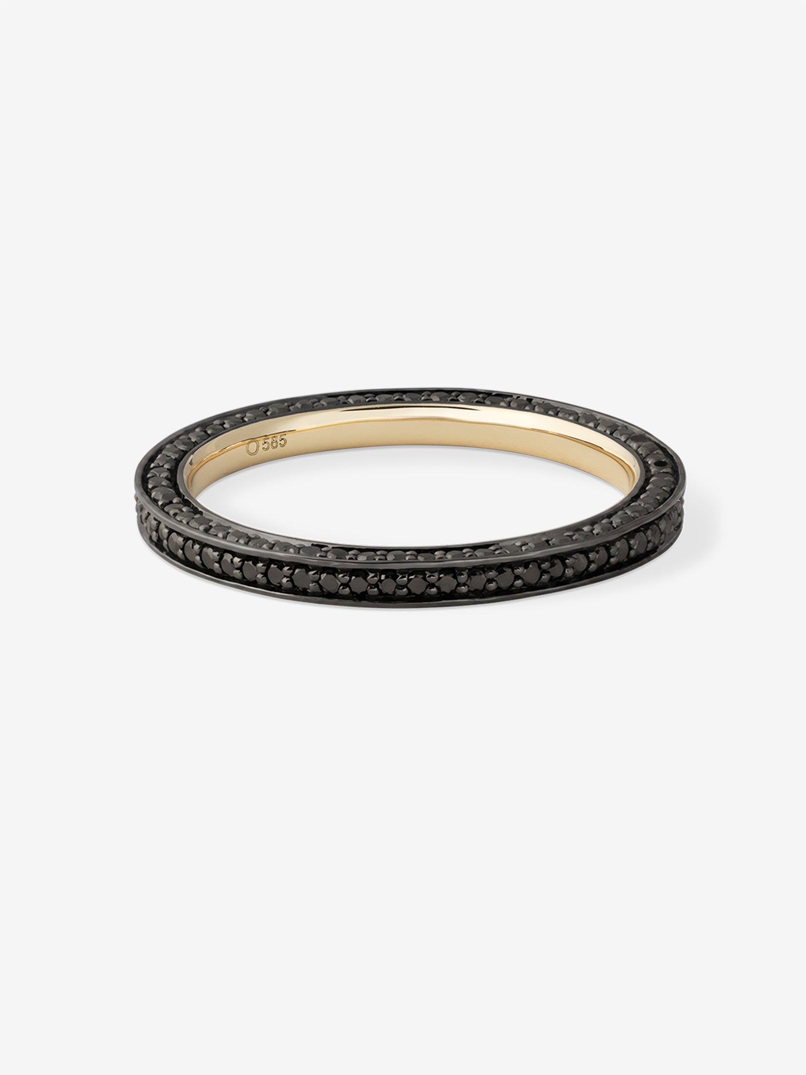 Triad Black Diamond Full Eternity Ring 0.90