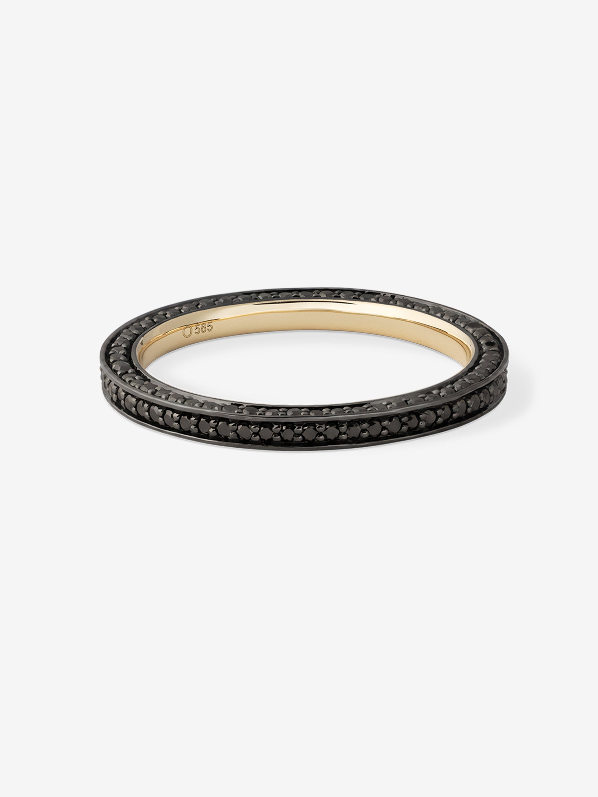 Triad Black Diamond Full Eternity Ring 0.90