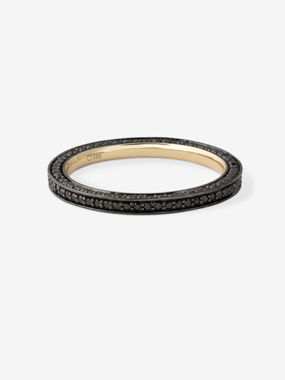 
            Triad Black Diamond Full Eternity Ring 0.90
