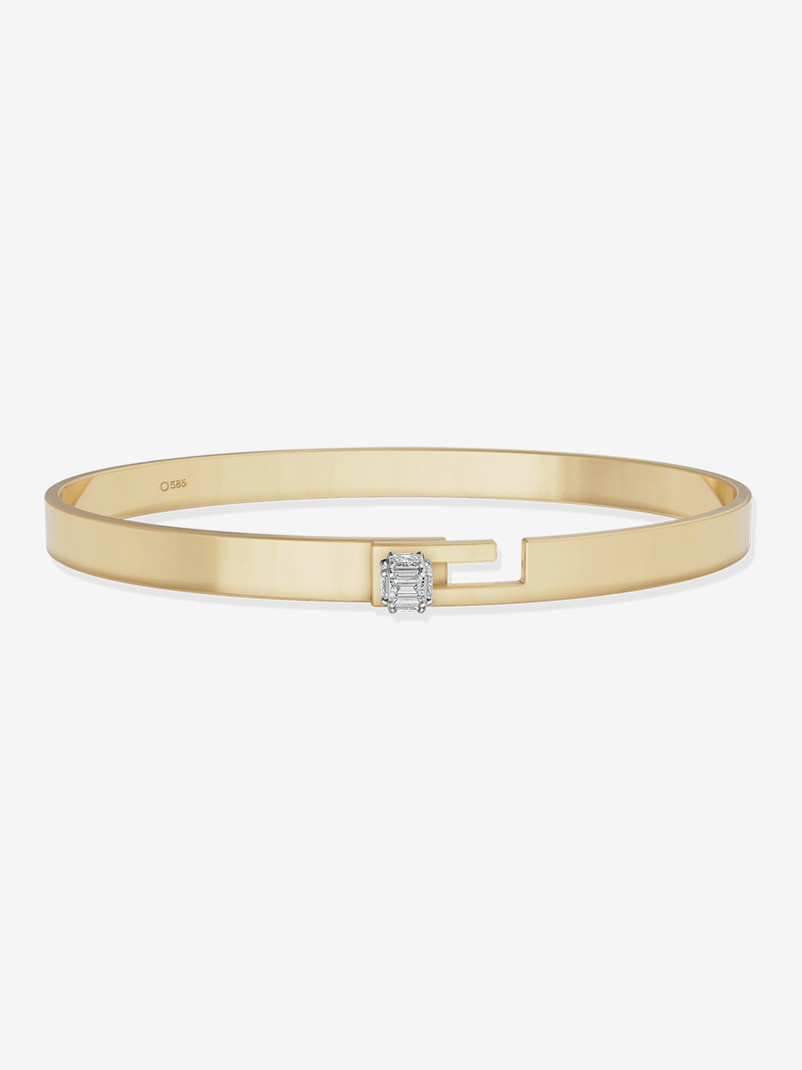 Diamond Cube Bangle 0.85