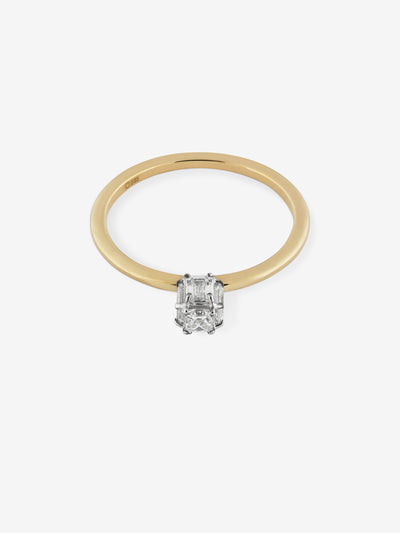 
            Diamond Cube Ring 0.65