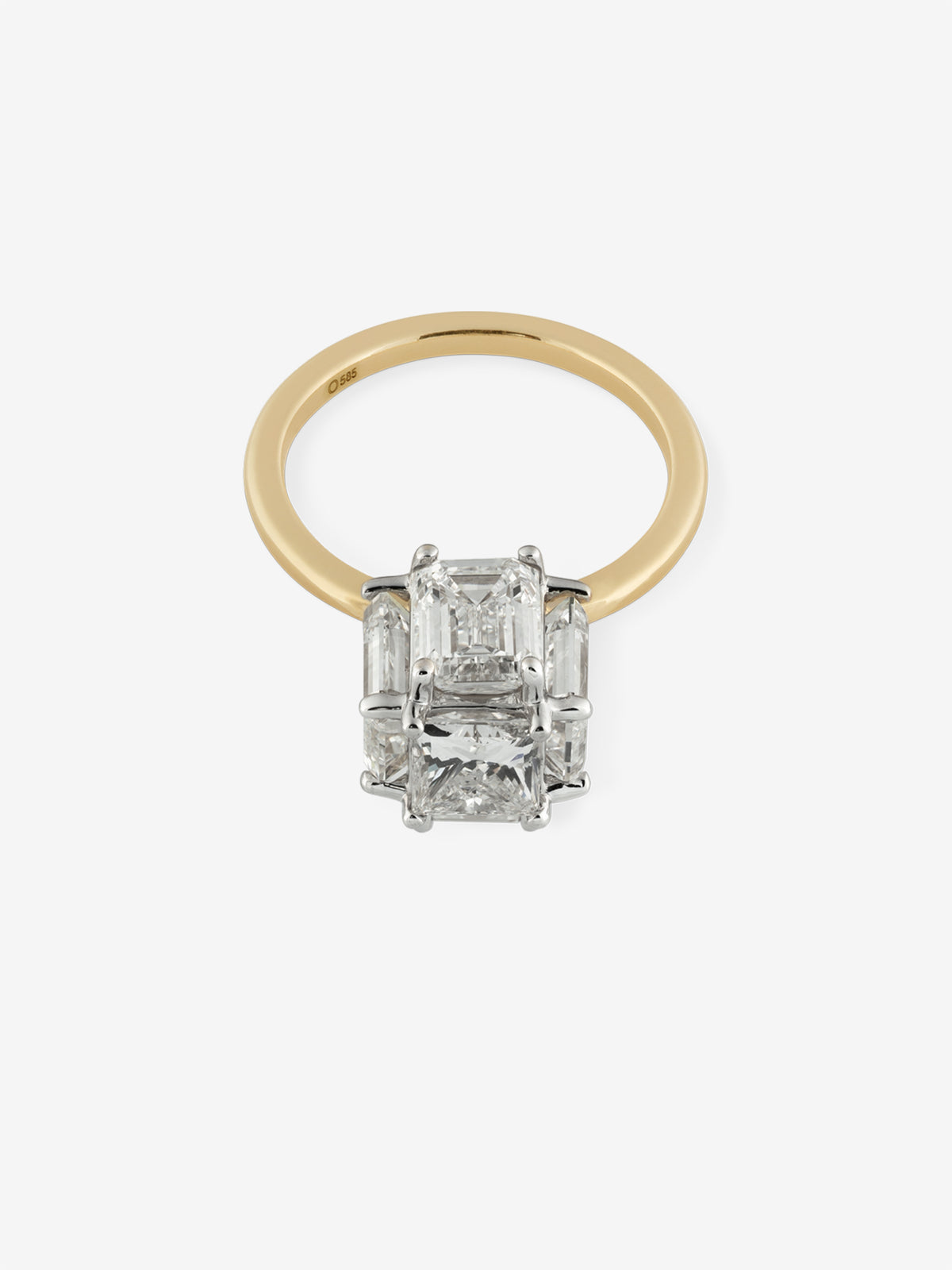 Diamond Cube Ring 5.35