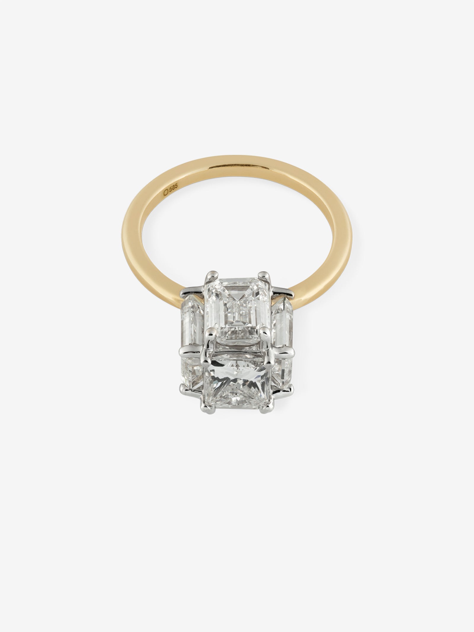 Diamond Cube Ring 5.38