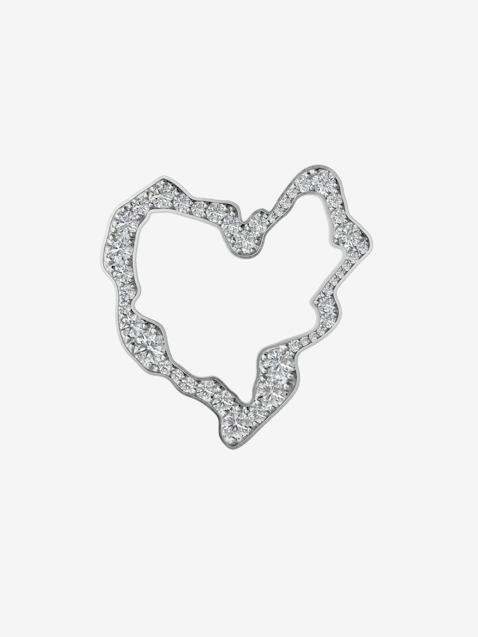 Diamond Heart Pendant 2.3
