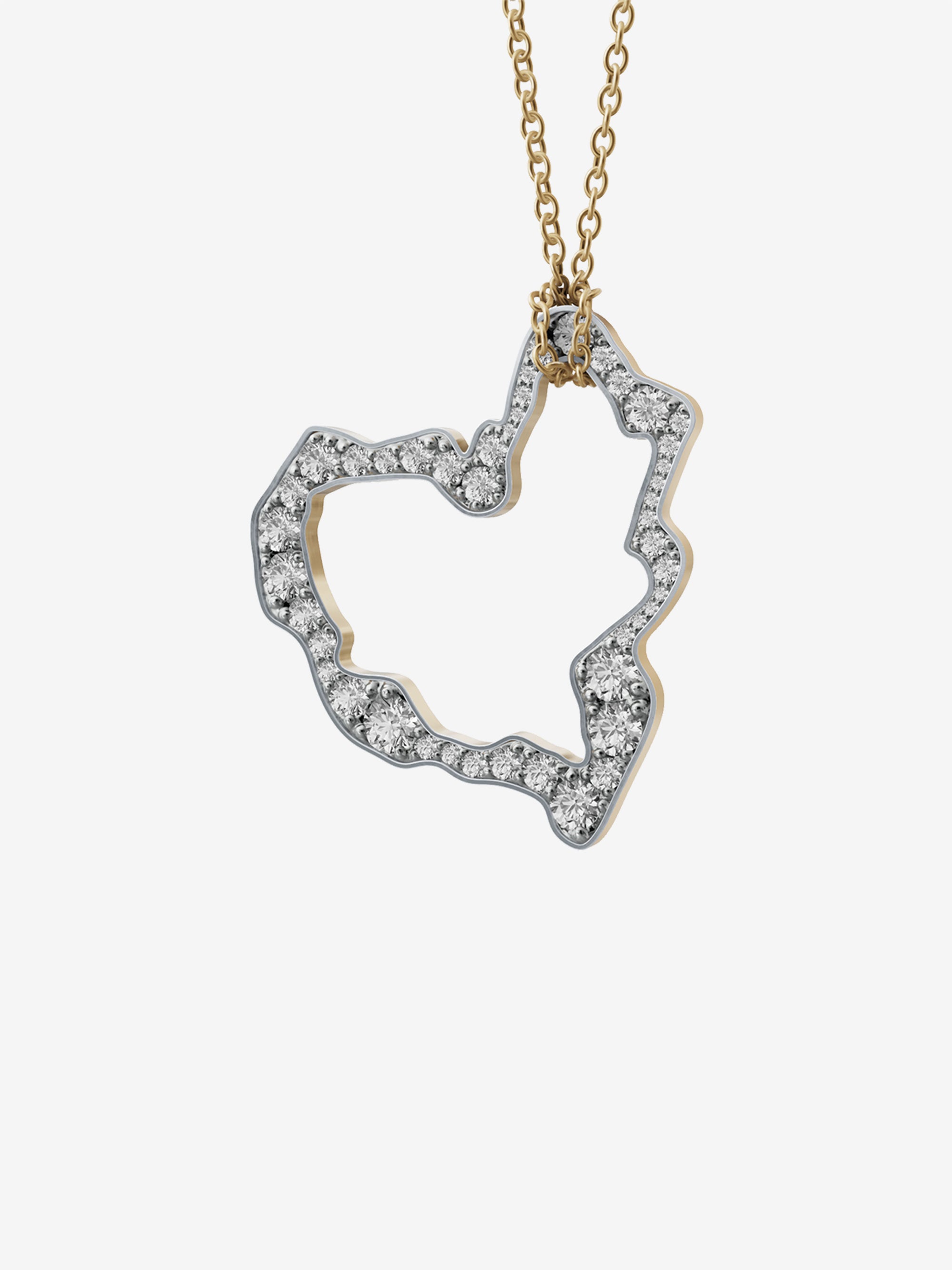 
        Diamond Heart Pendant 2.3