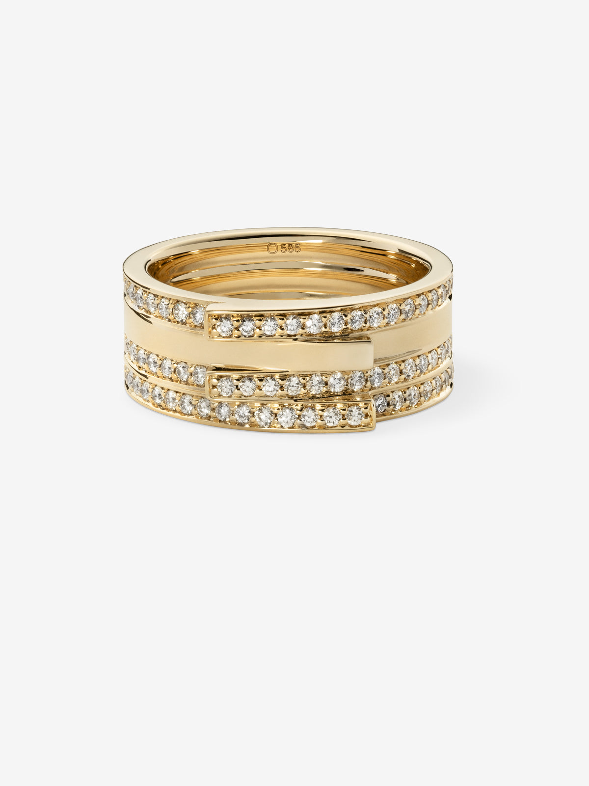 Triad Diamond Bold Ring 1.25