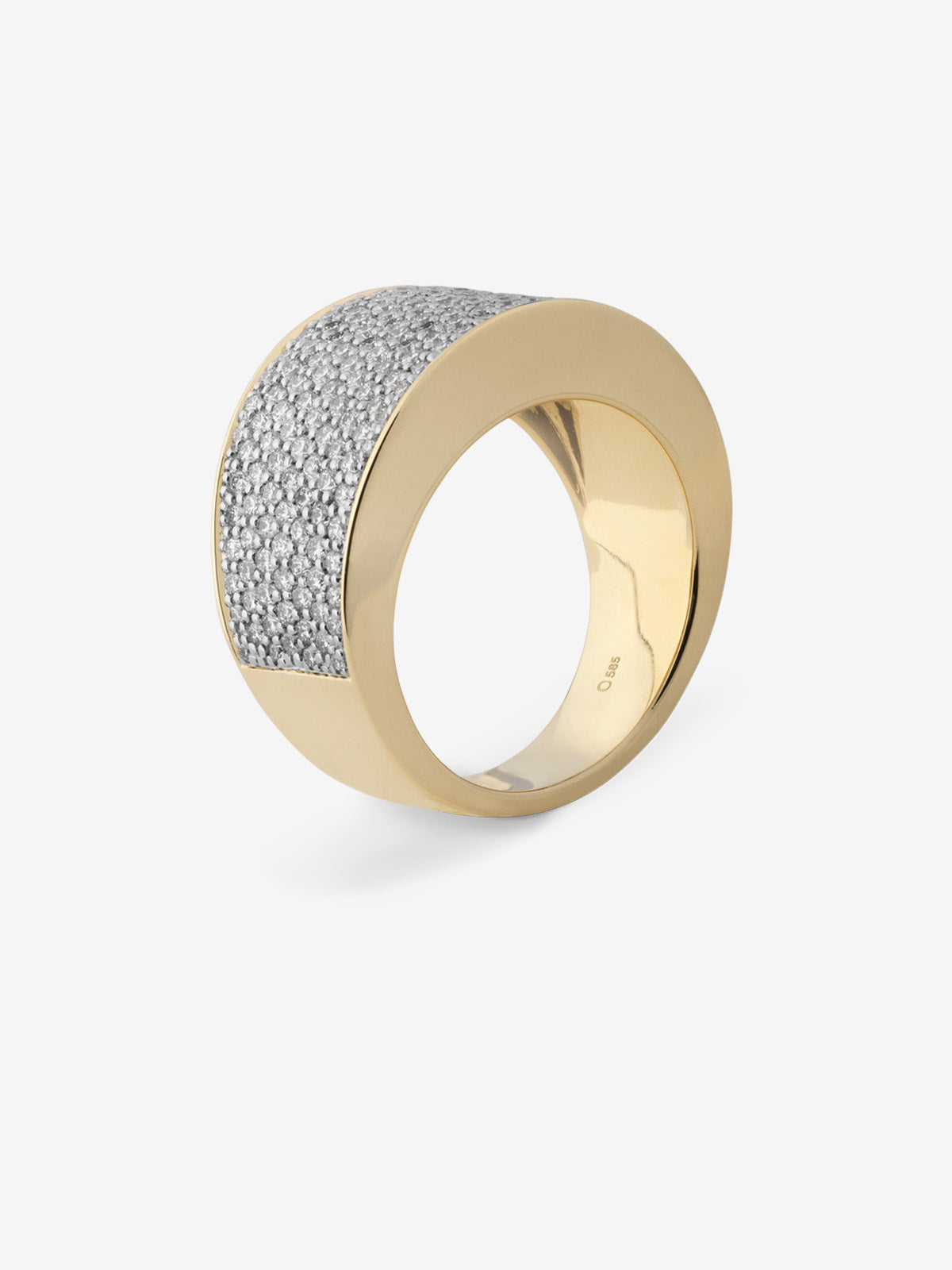 
        Diamond Disc Ring 1.6