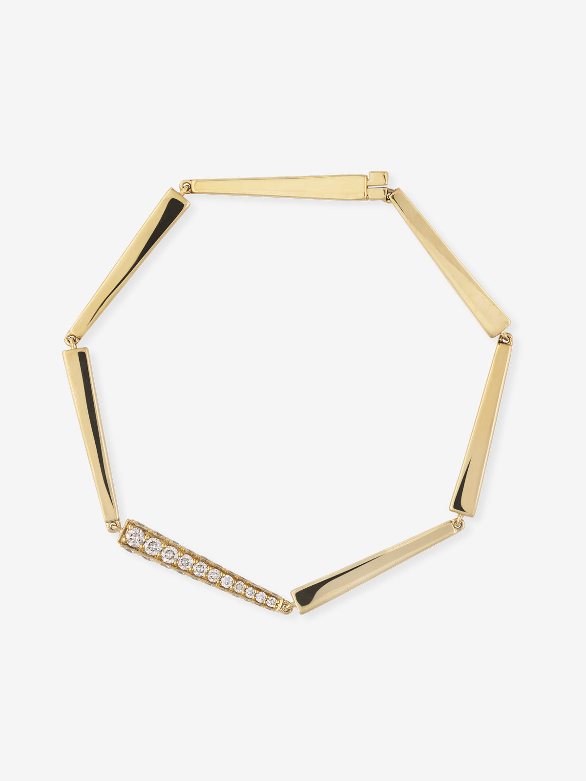 Angular Triad Diamond Bracelet 1.0