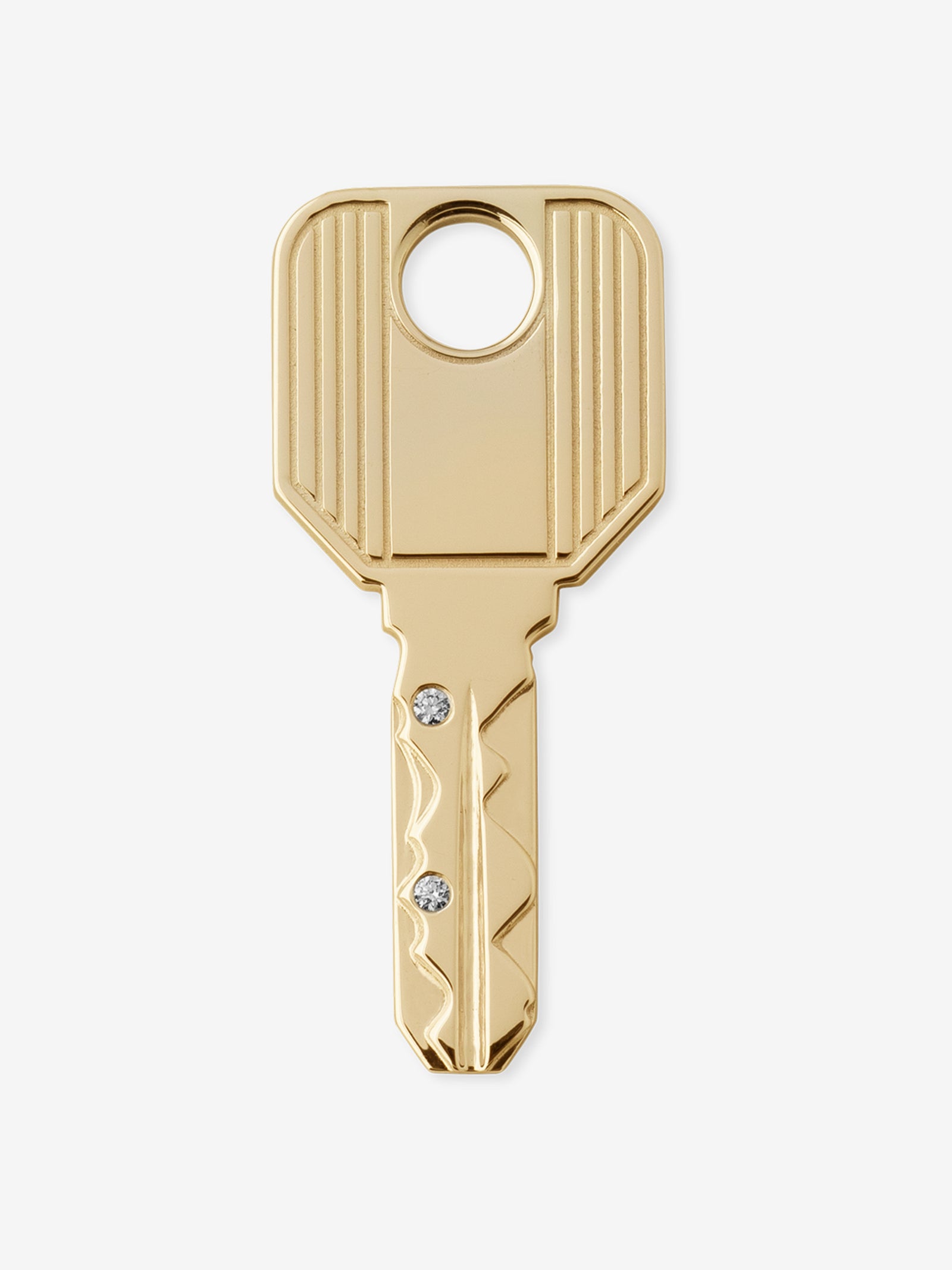 Gold Key Pendant 0.04