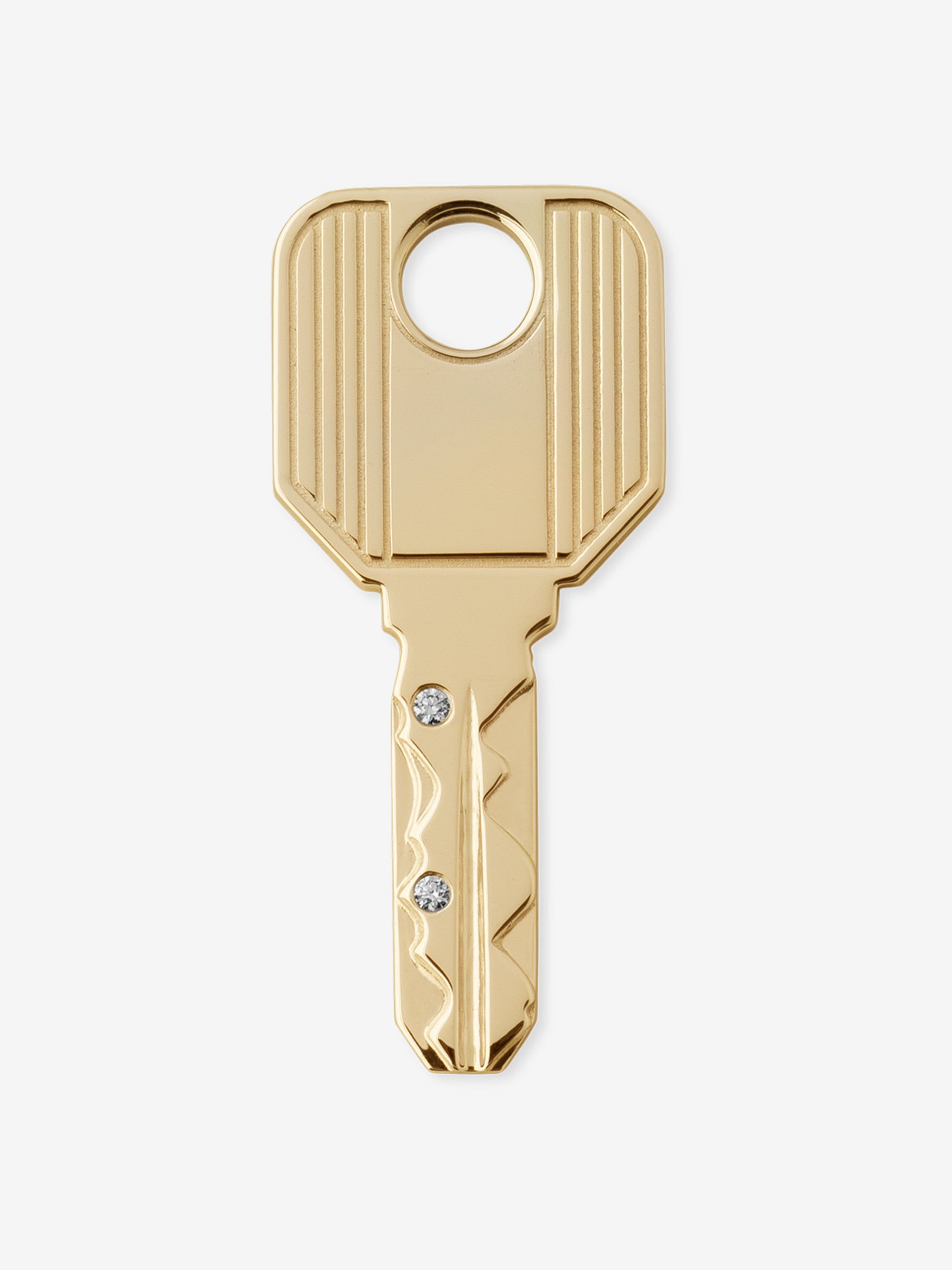 Gold Key Pendant 0.04