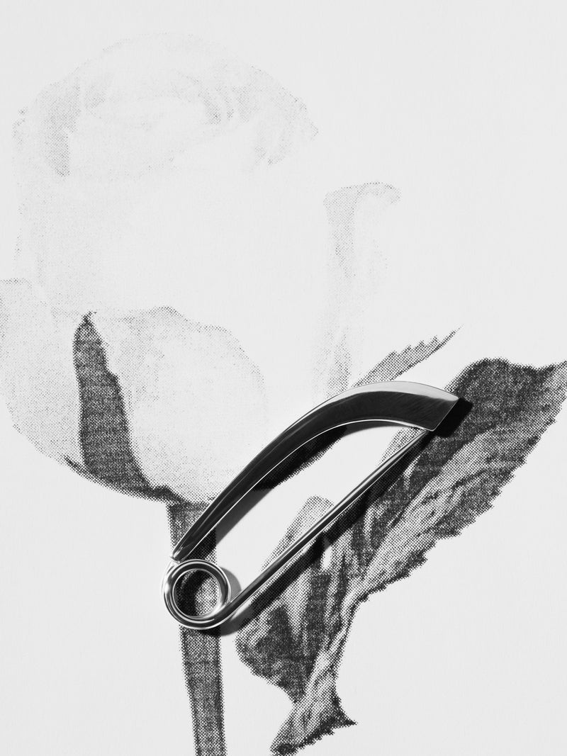 Angular Sterling Silver Safety Pin 0.00