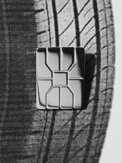 Sterling Silver Chip Disc Pendant 0.00