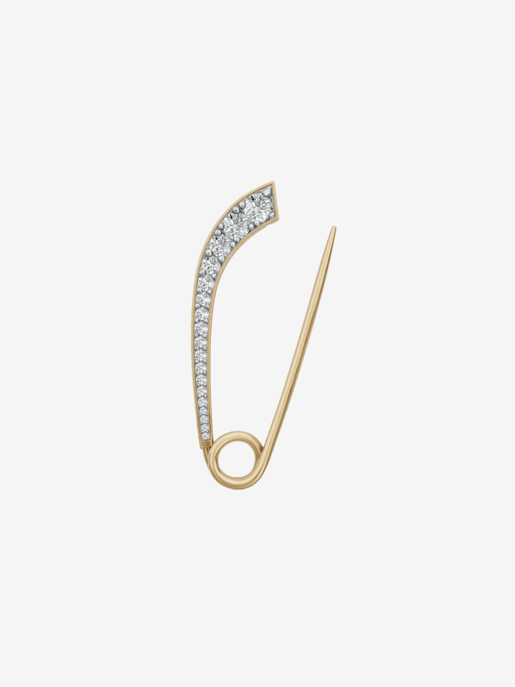 
        Mini Angular Diamond Safety Pin 0.28