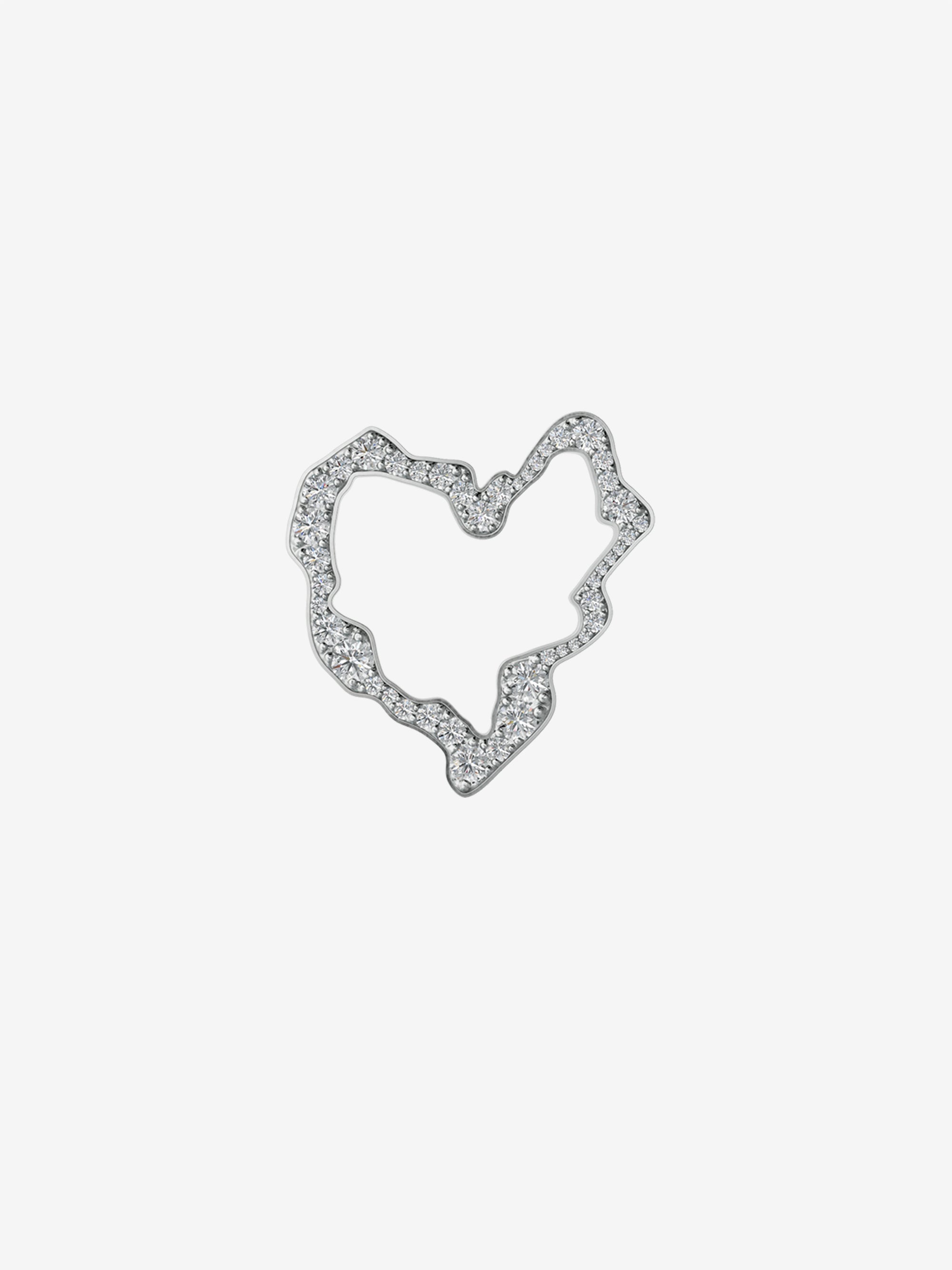 
        Mini Diamond Heart Pendant 0.65