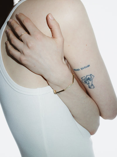 Angular Triad Diamond Bracelet 1.0