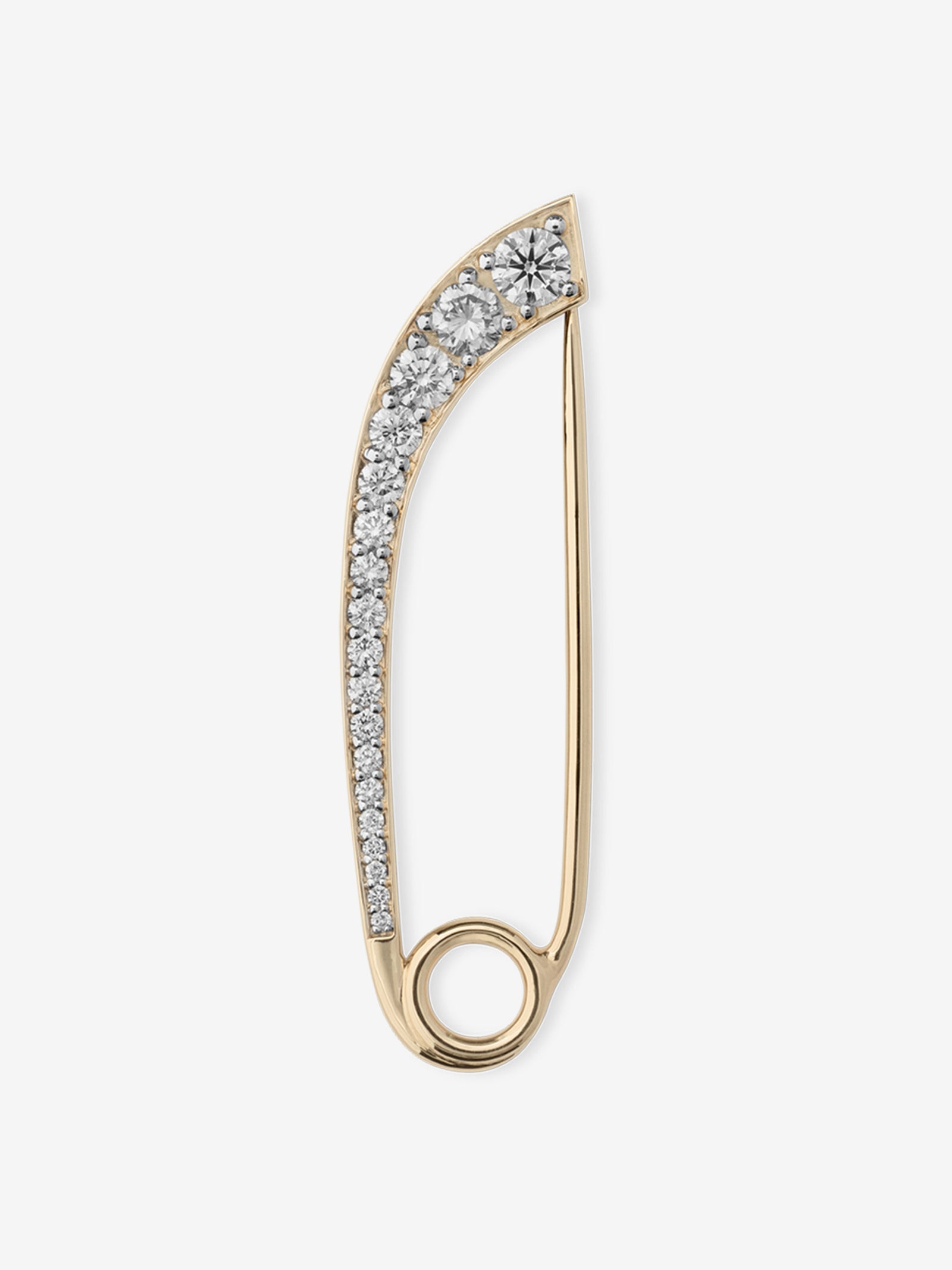 Angular Diamond Safety Pin 0.75