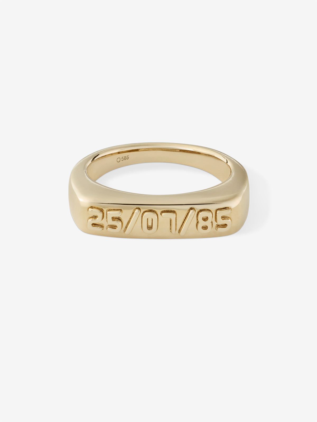 Custom Date Gold Ring 0.00