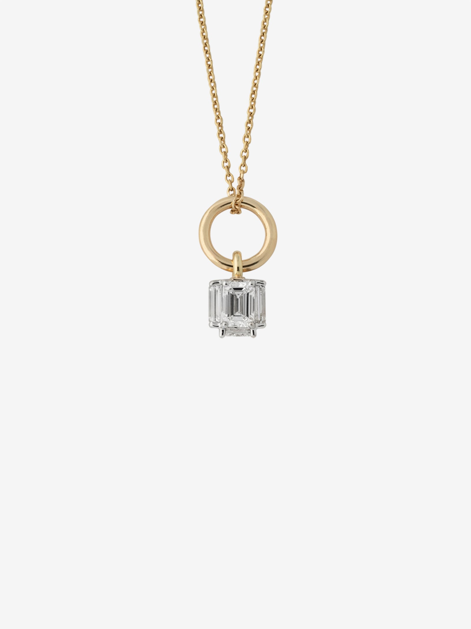 Diamond Cube Pendant 0.85