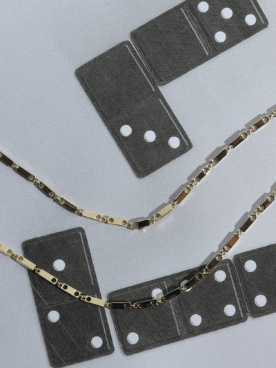 Gold Domino Bracelet 0.00