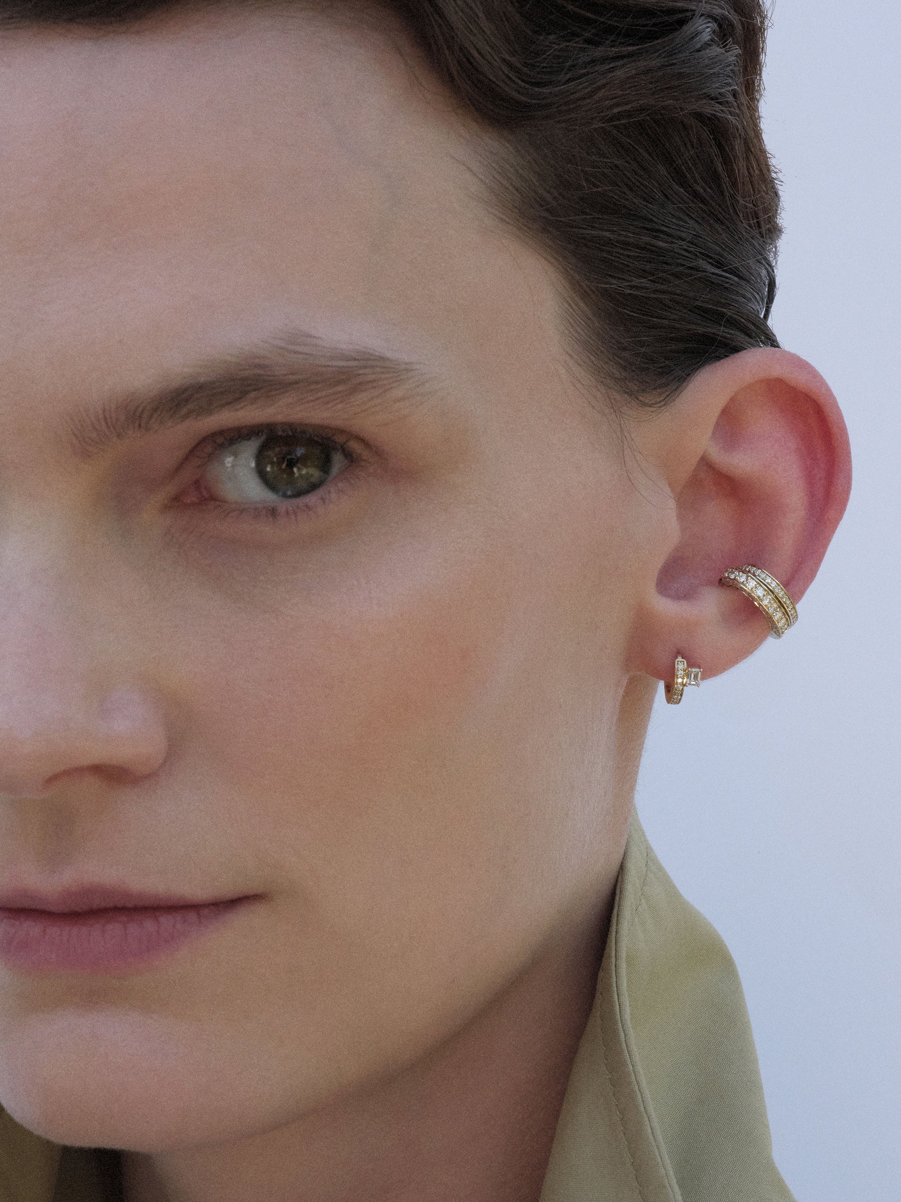 
        Triad Diamond Earcuff 0.25