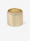 
        Gold Disc Diamond Band 0.40