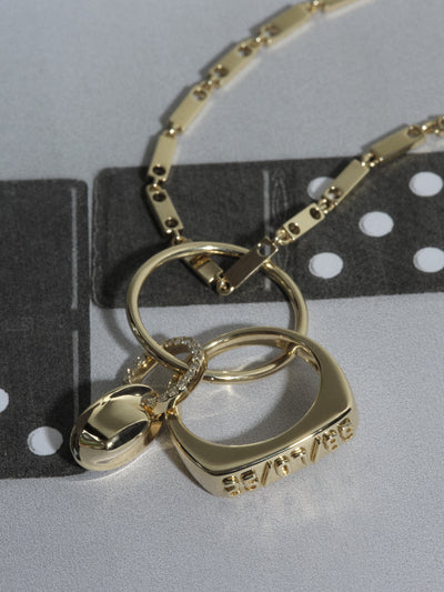 
            Curved Dome Diamond Pendant 0.15
