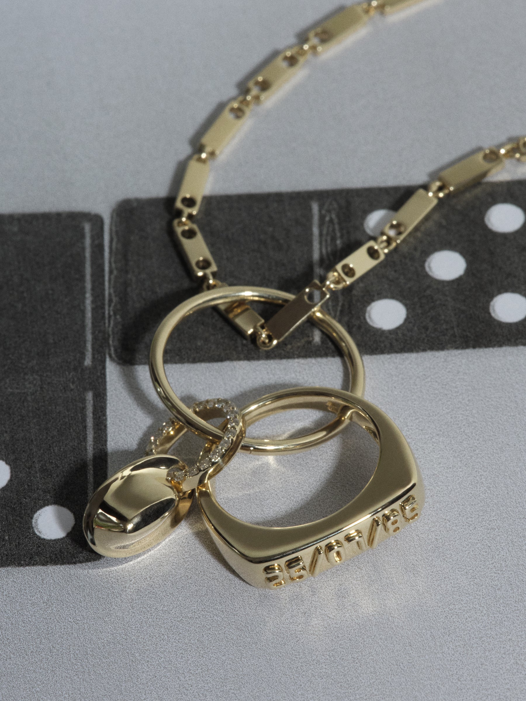 Gold Domino Necklace 0.00