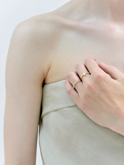
            Diamond Wave Ring 0.40