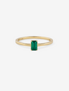 
        Solitaire Emerald Ring 0.28