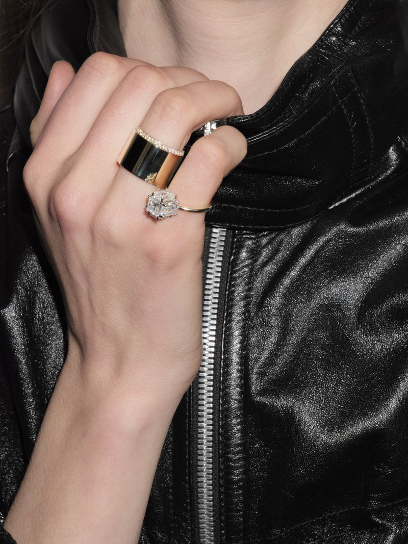 Diamond Cube Ring 5.38