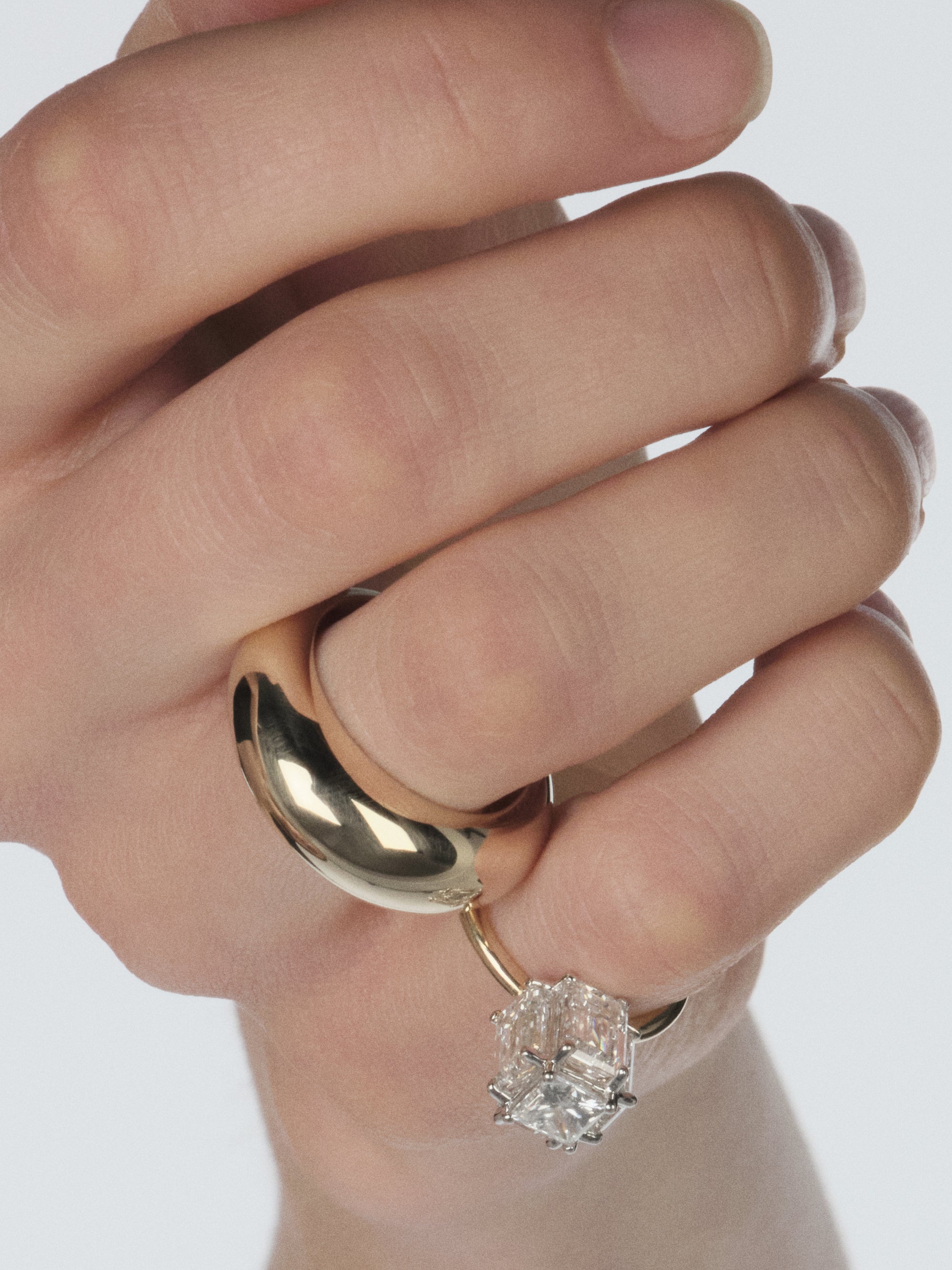 
        Diamond Cube Ring 5.38