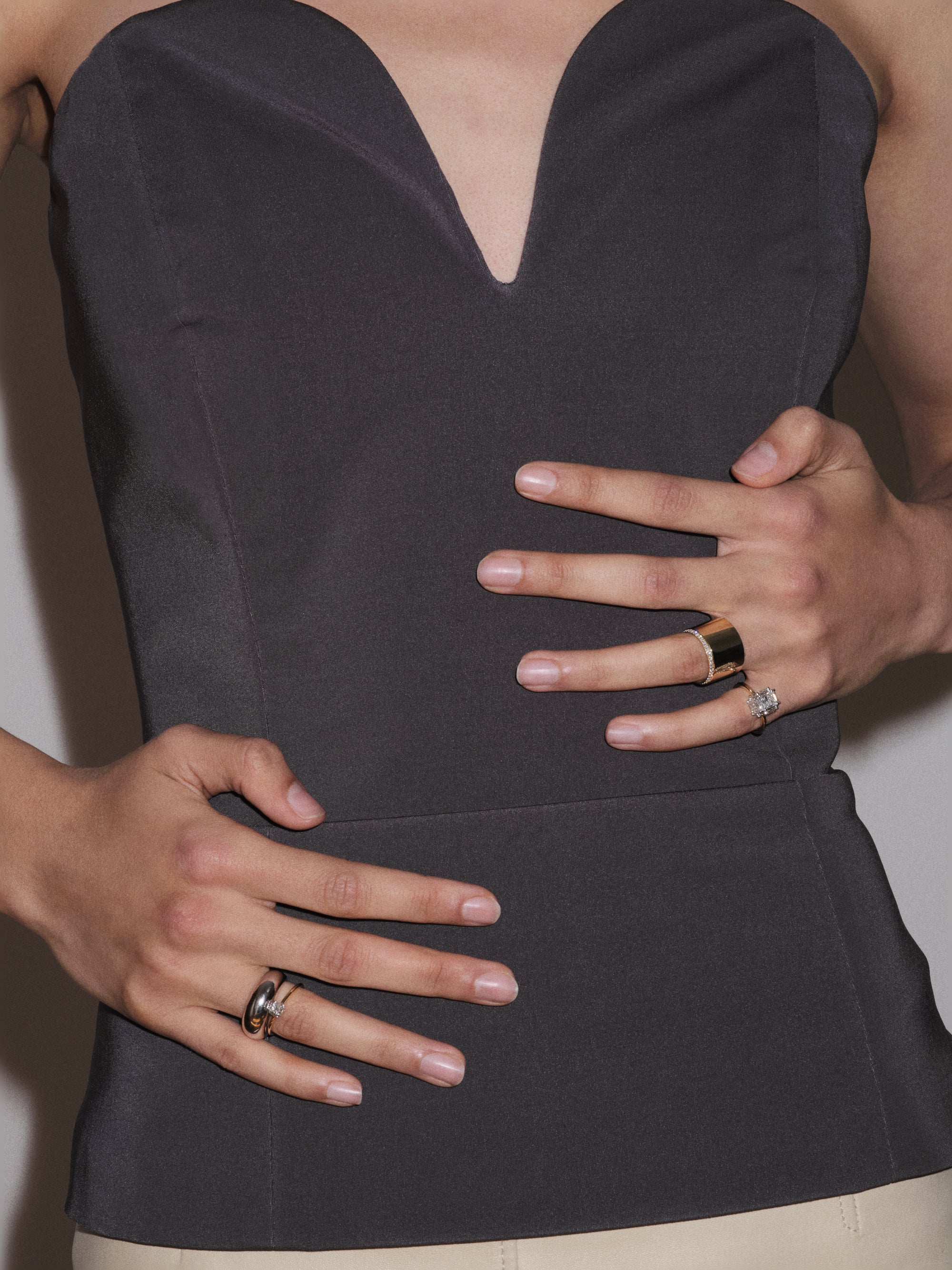 
        Diamond Cube Ring 0.85