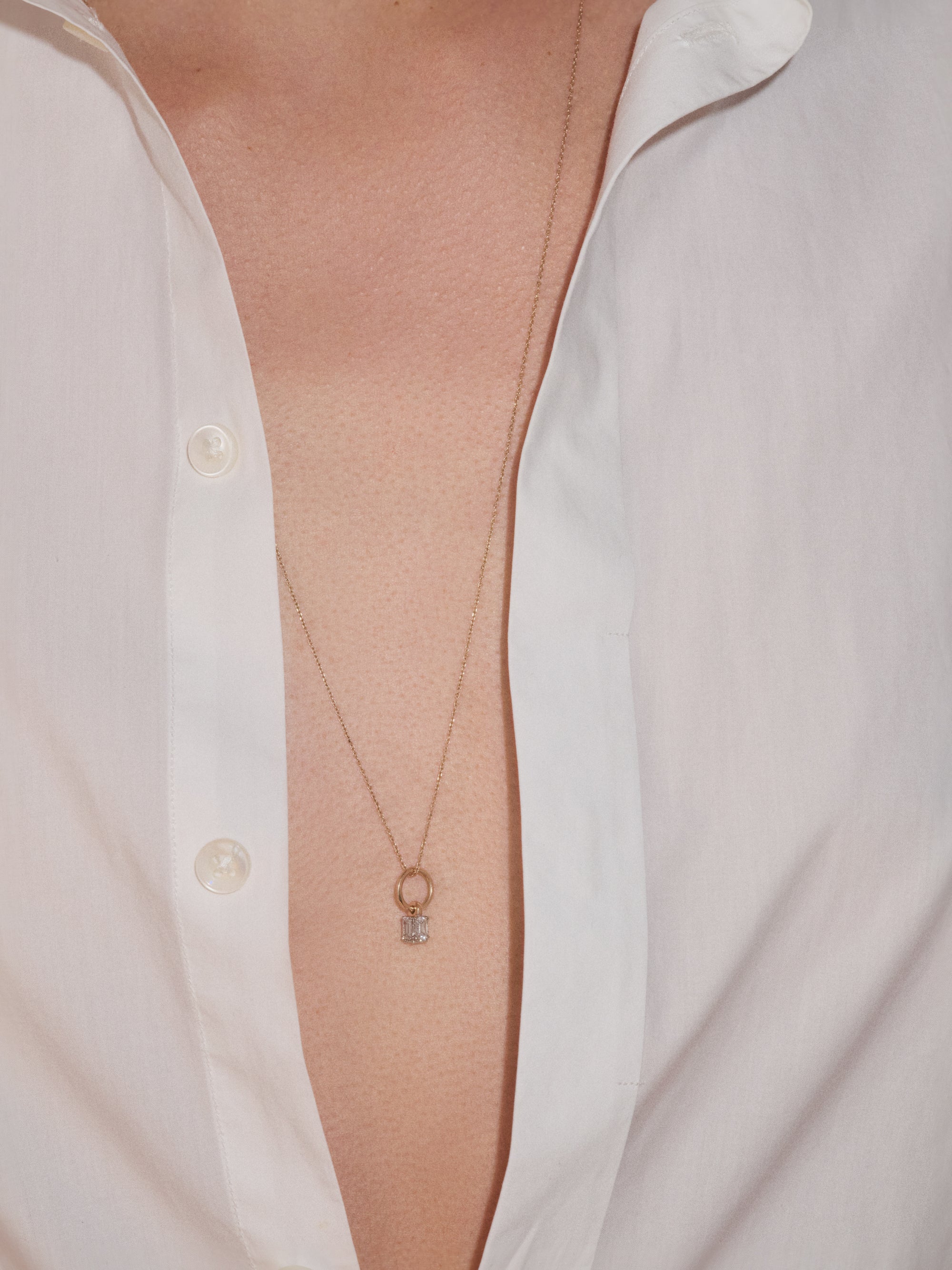 
        Diamond Cube Pendant 0.85