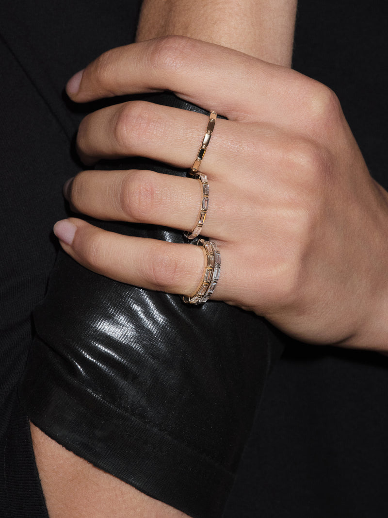 Baguette Gold Ring 0.00