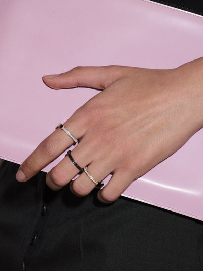 
            Triad Black Diamond Full Eternity Ring 0.90