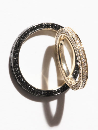 
            Triad Black Diamond Full Eternity Ring 0.90