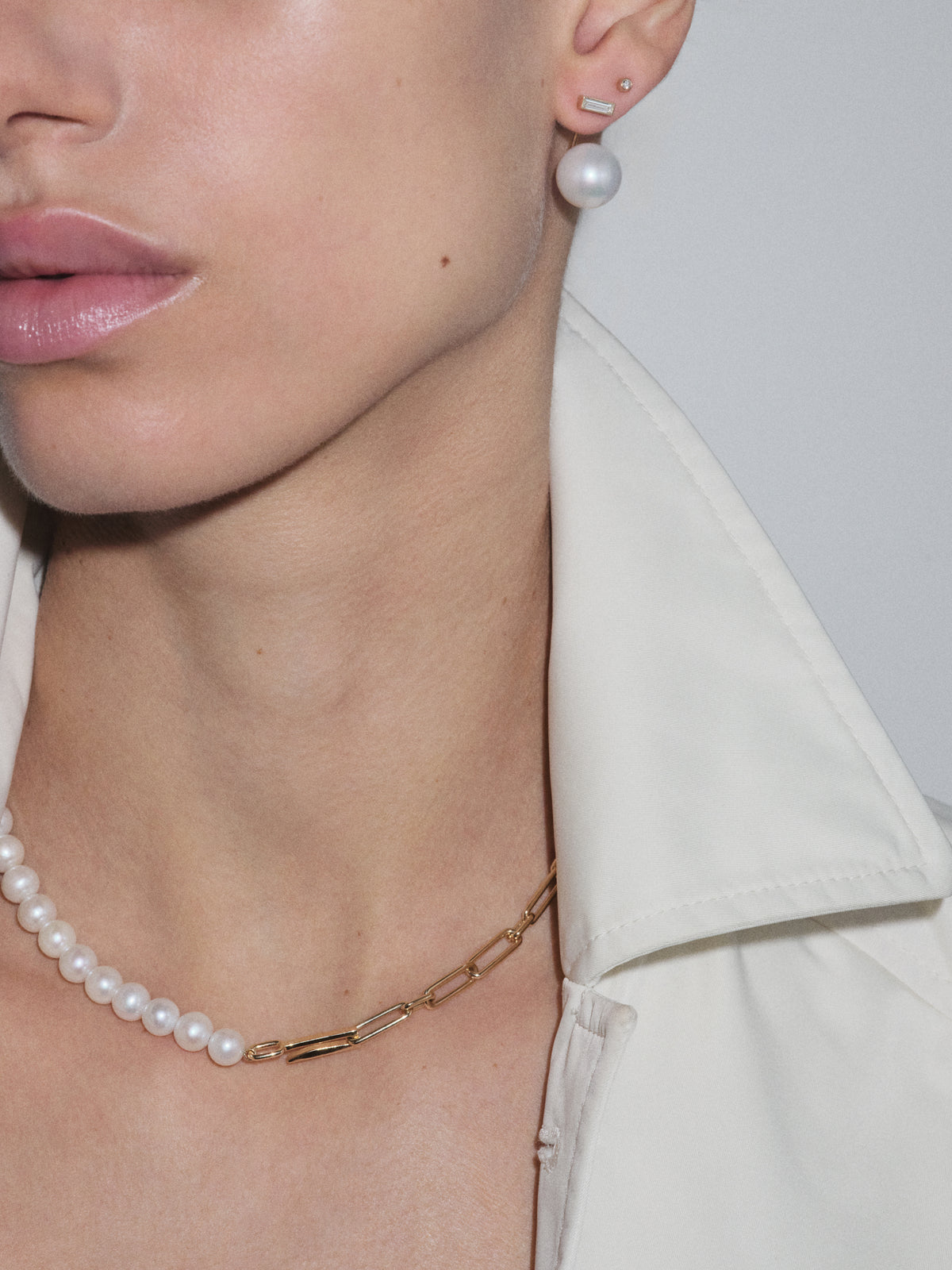 Pearl Chain Necklace 0.06