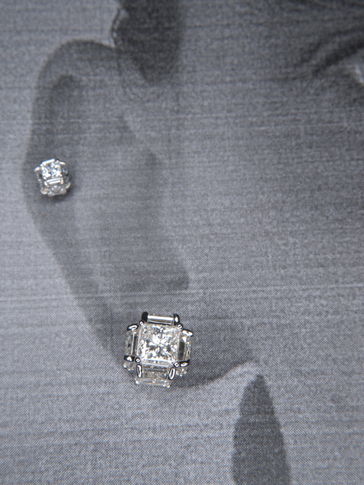 Diamond Cube Stud 0.65