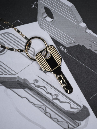 Gold Key Pendant 0.04