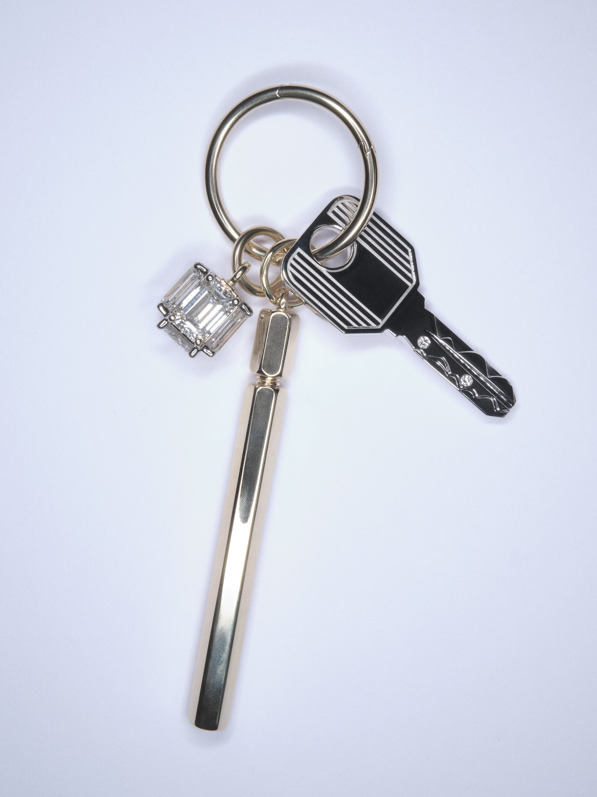 
        Diamond Tube Pendant 0.06