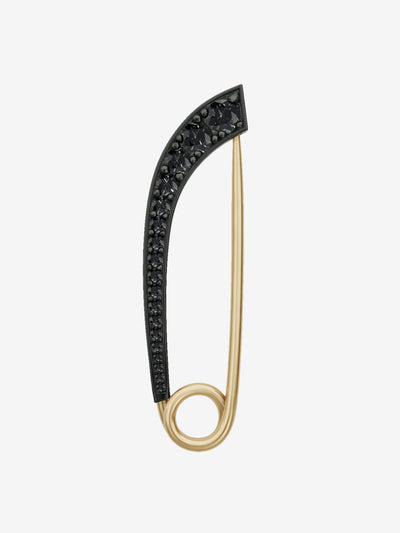 
            Angular Black Diamond Safety Pin 0.75