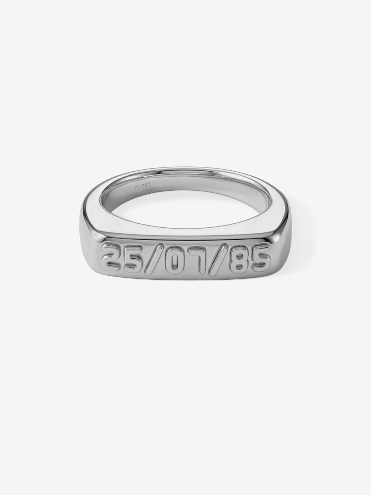 
        Custom Date Sterling Silver Ring 0.00