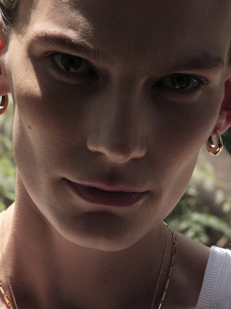 Dome Hoop Earring 17