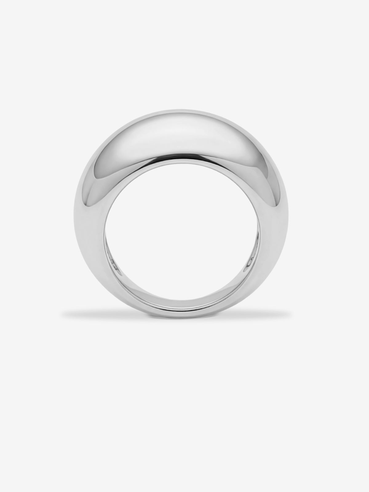 Sterling Silver Dome Ring 0.00