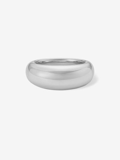 Sterling Silver Dome Ring 0.00