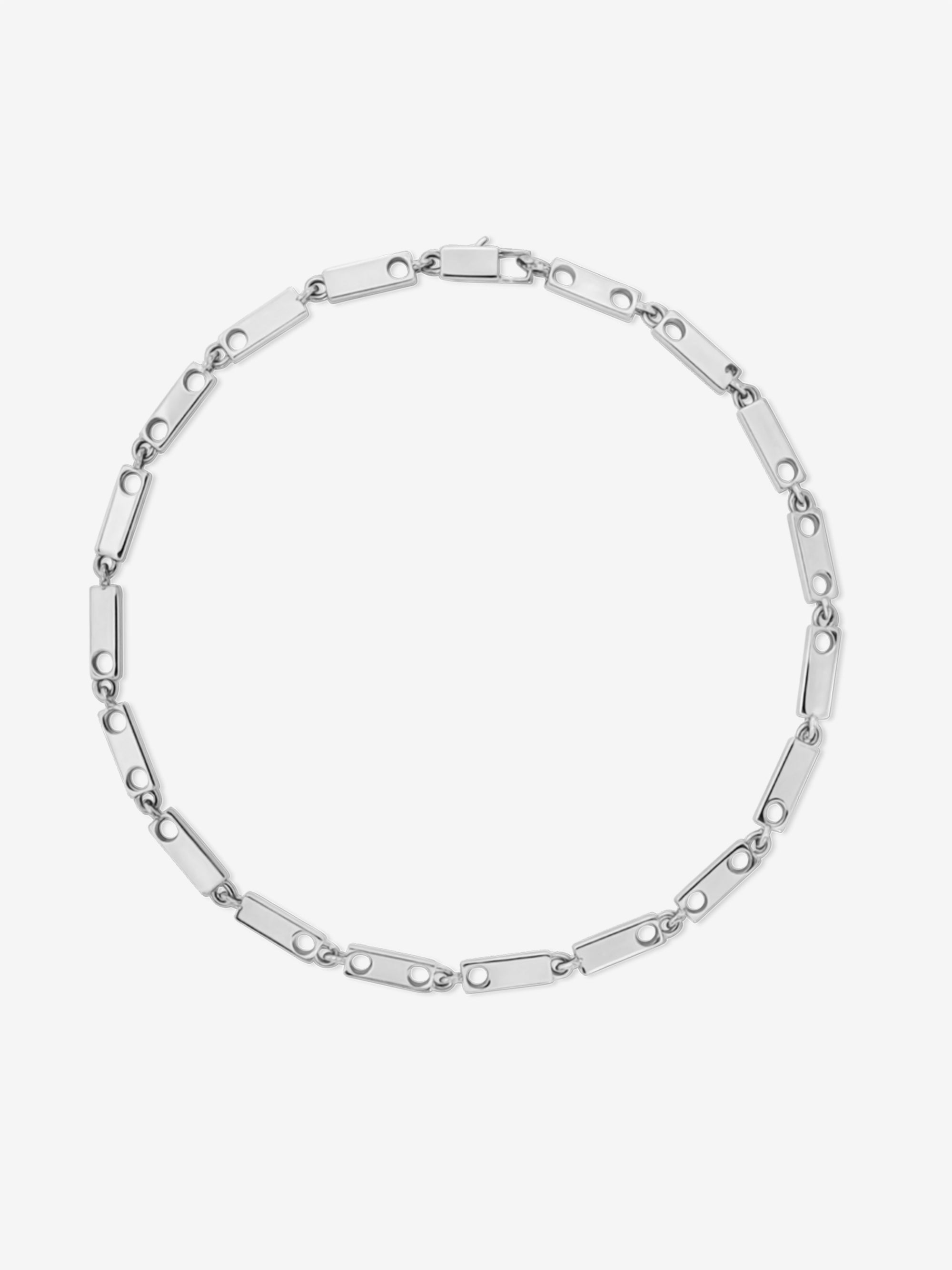 
        Sterling Silver Domino Bracelet 0.00